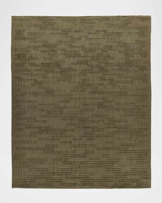 Geist Olive Hand-Loomed Rug, 8' x 10'